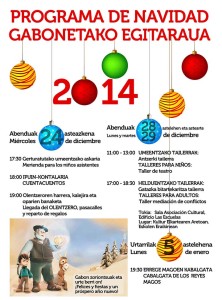 Programa de Navidad de Moreda de Álava 2014
