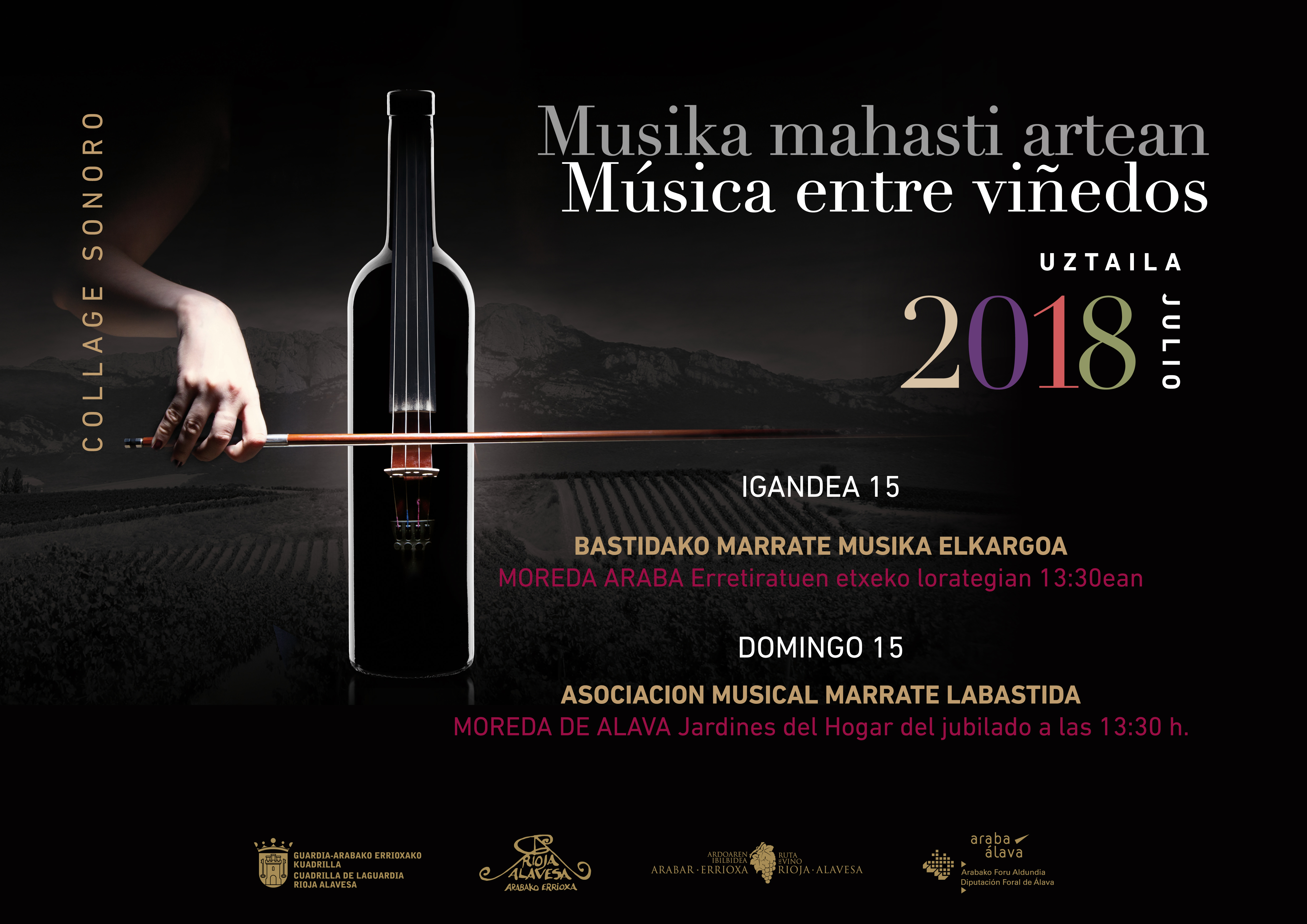 musica entre viñedos, en moreda de álava, rioja alavesa