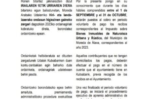 Aviso cobro IBI